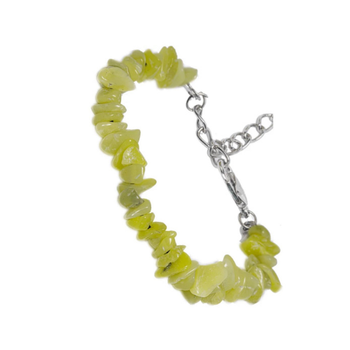 Green Limon Stone Adjustable Bracelet