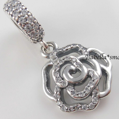 Charm Silver Flower