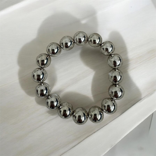 Silver Stone Elastic Bracelet