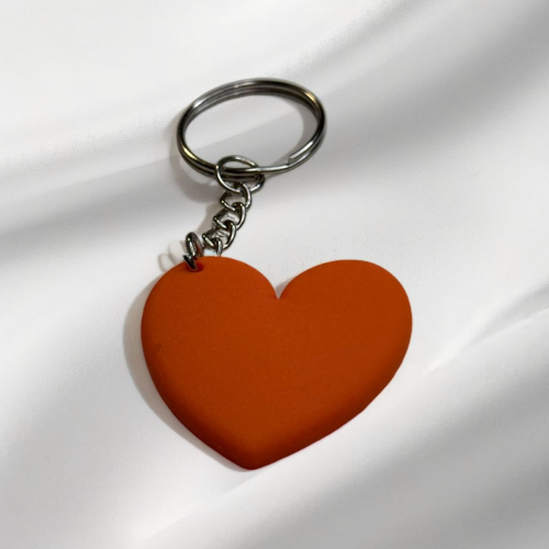 Keychain Heart Orange