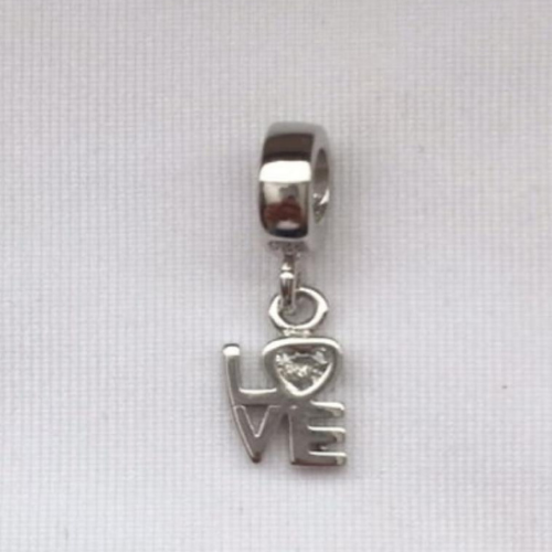 Charm Silver “Love”