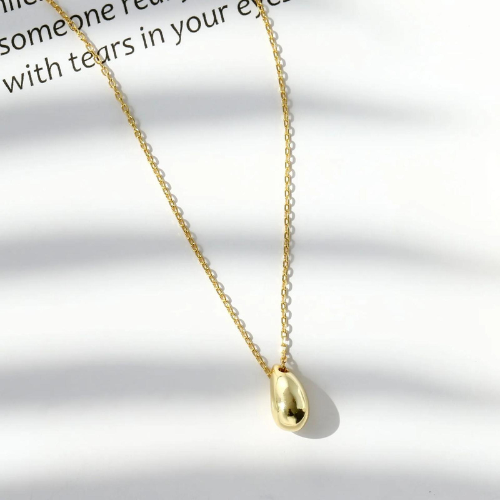 Necklace Golden Teardrop