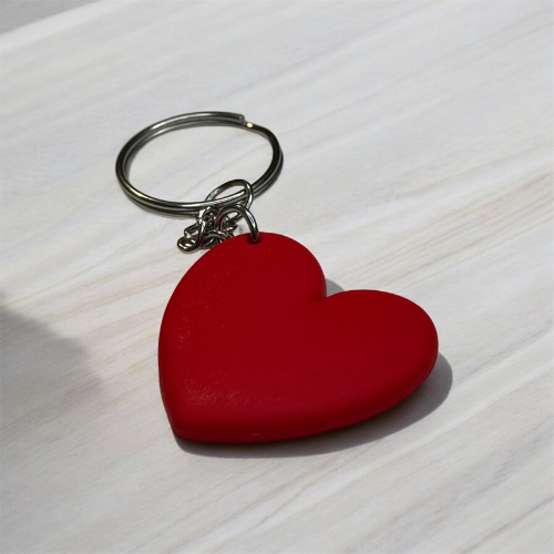 Keychain Heart Red