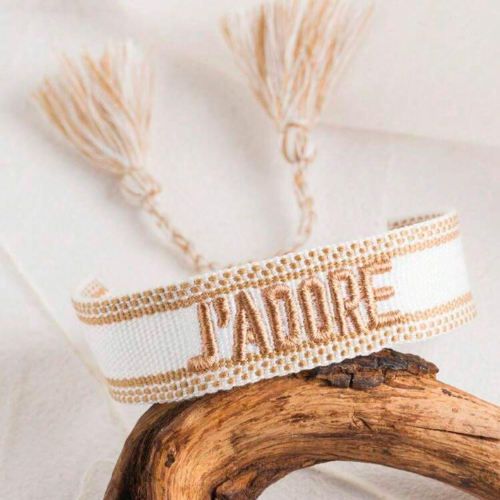 Bracelet Gold and White Inspired Nadire 𝐷𝑖𝑜𝑟 