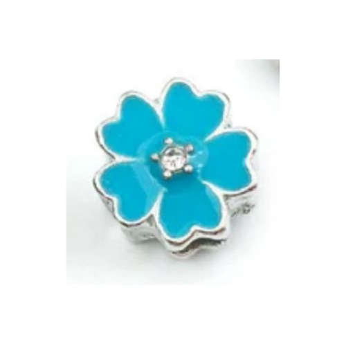 Nome del fiore blu con argento