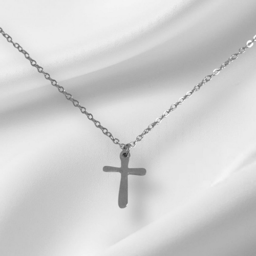 Silver Cross Necklace