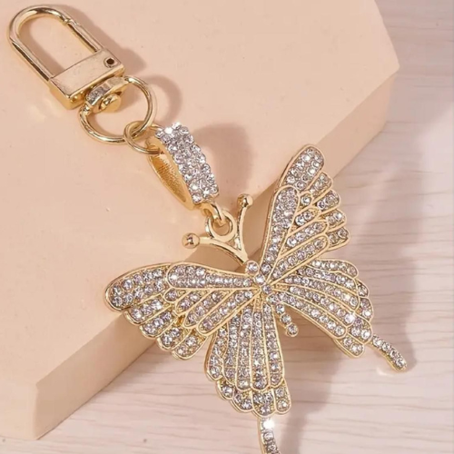 Crystal Butterfly Key Holder