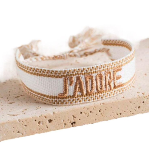 Bracelet Gold and White Inspired Nadire 𝐷𝑖𝑜𝑟 