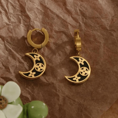 Orecchini LV Inspiration Moon Gold