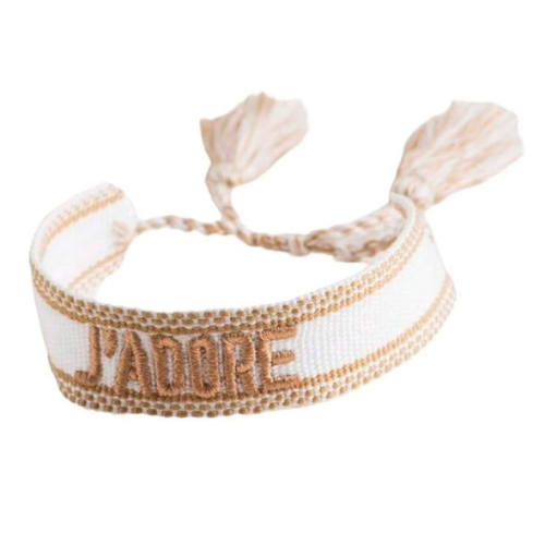 Bracelet Gold and White Inspired Nadire 𝐷𝑖𝑜𝑟 