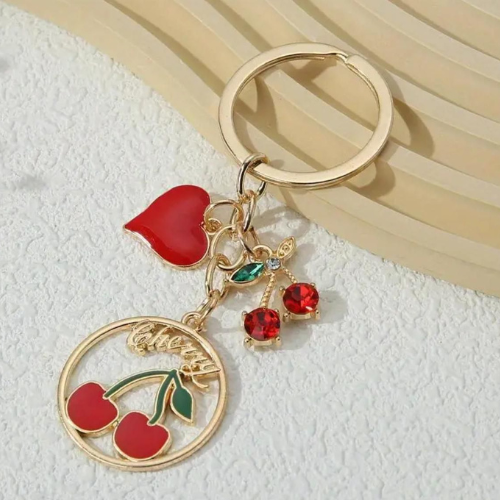 Cherry Heart Key Holder