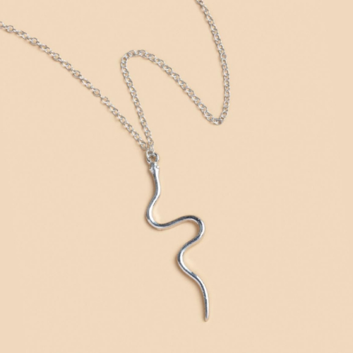 Silver Snake Necklace