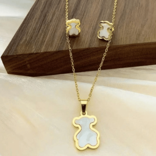 Ispirazione Tous Bear Oro Set Bianco