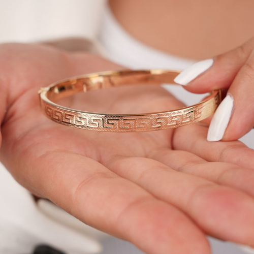 Rose Gold Greece Bangle