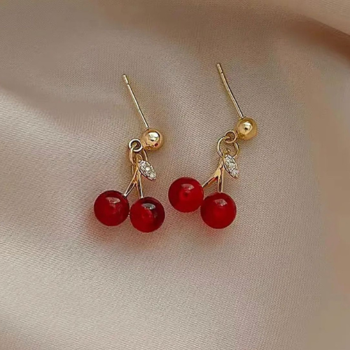 Red Cherry Earrings