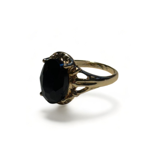 Golden Ring Black Stone