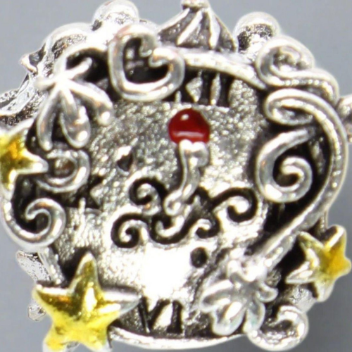 Charm Silver Clock