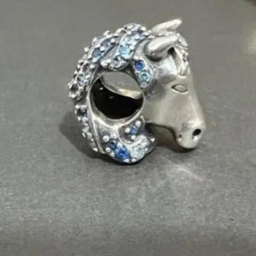 Charm Silver Horse