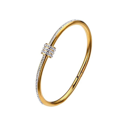 Gold Circle Bangle