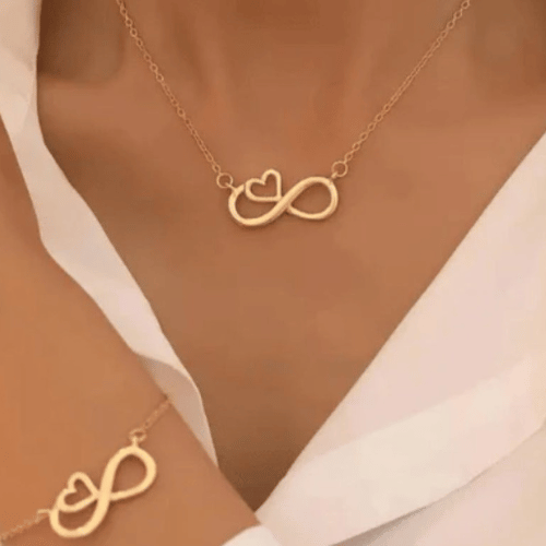 Set Cuore Infinito Oro