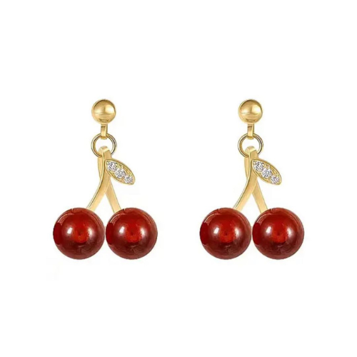 Red Cherry Earrings