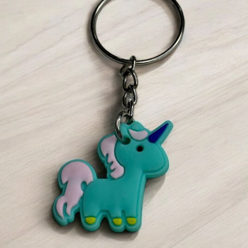 Keychain Unicorn Green