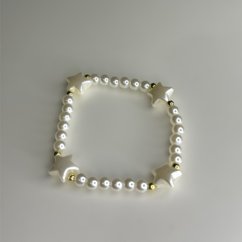 Pearls Stars Bracelet