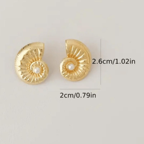 Sea Shell Gold with Pearl