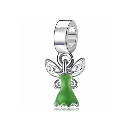 Charm Silver Green