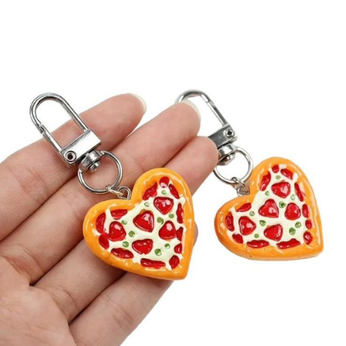 Hearts Key Holder Orange