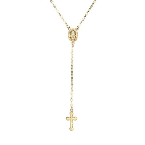 Necklace Rosary Of Jesus Golden