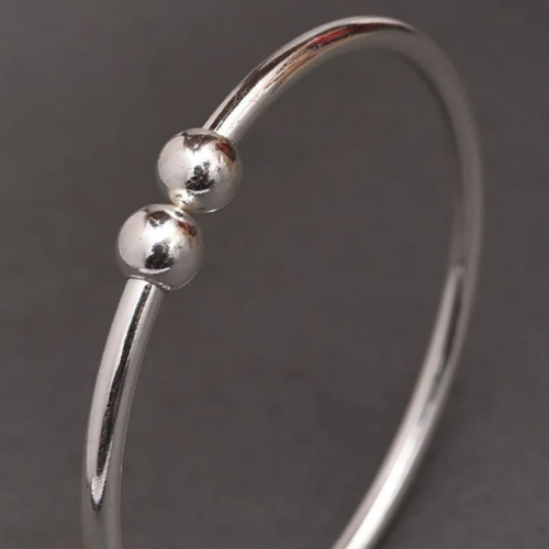 Round Silver Bracelet