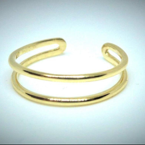 Golden Double Ring