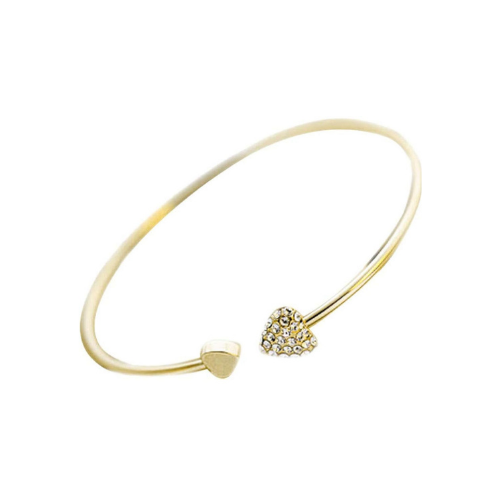 Bracciale con Cuore e Pietre