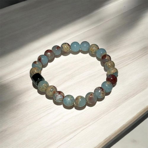 Blue Stone Elastic Bracelet