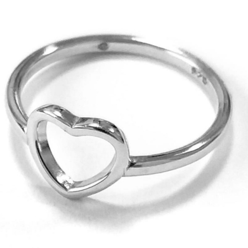 Silver Ring Heart