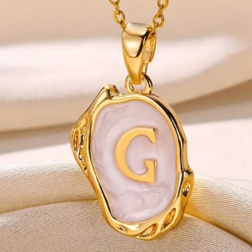 Necklace Gold Letter G